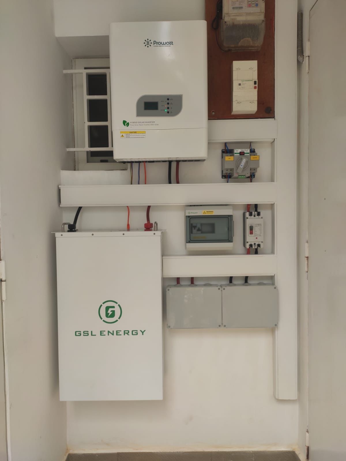 Home install — wall-mount LiFePO4 battery