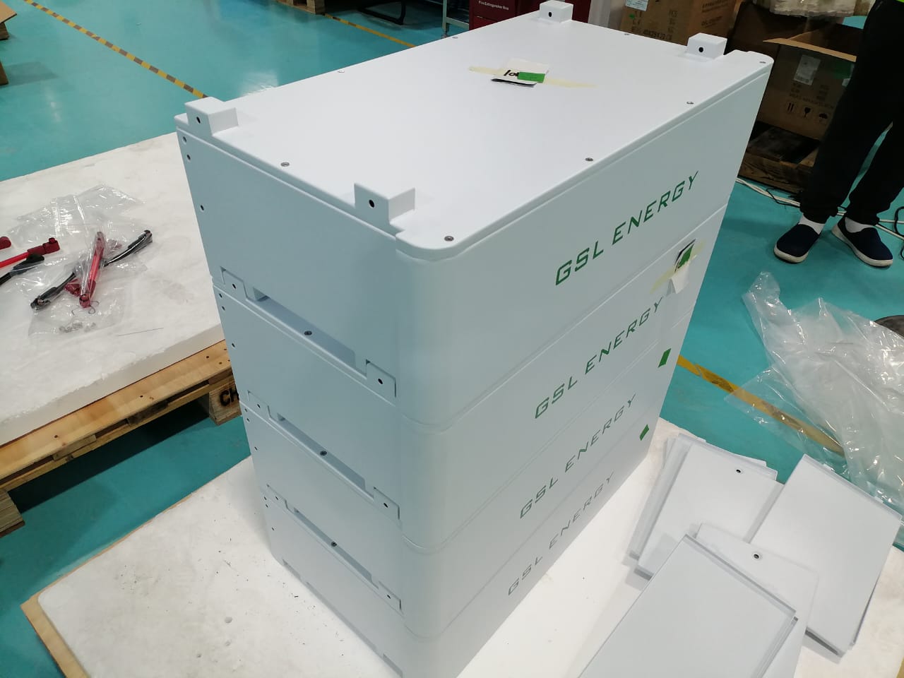 Stacked expansion modules at factory